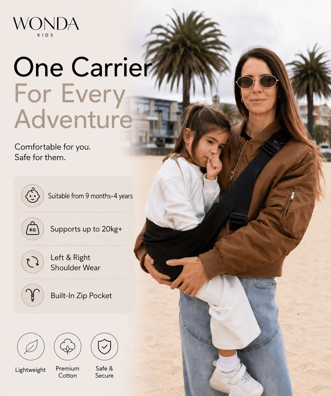 Cross Body Toddler Carrier