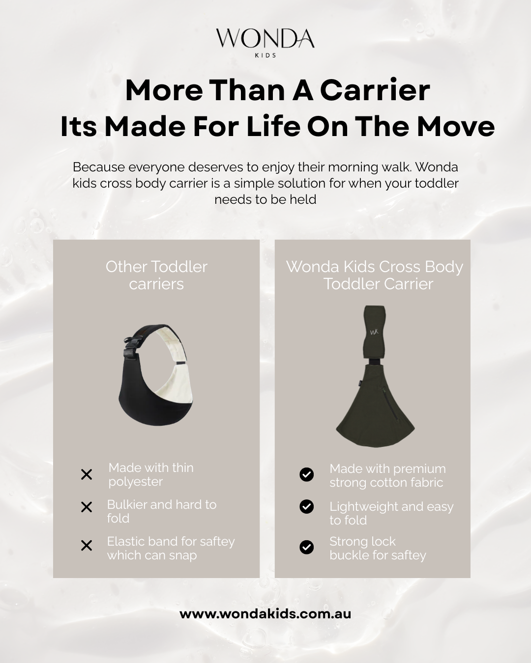 Cross Body Toddler Carrier
